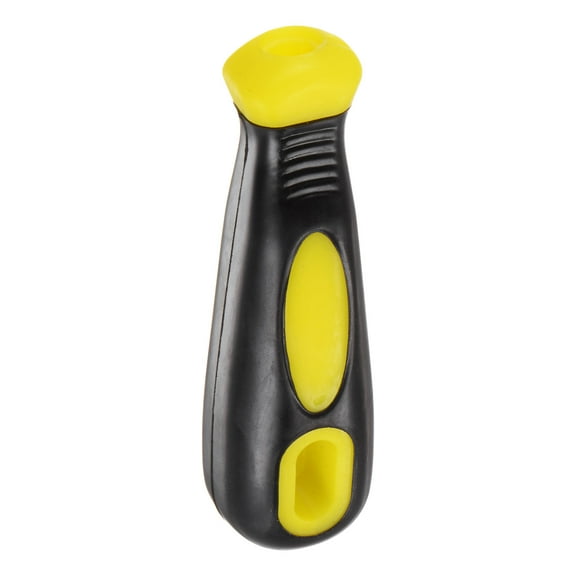 Uxcell Rubber File Handle 4.21 Inch Round and Rectangular Hole Ergonomic Handles for 10" Metal Files