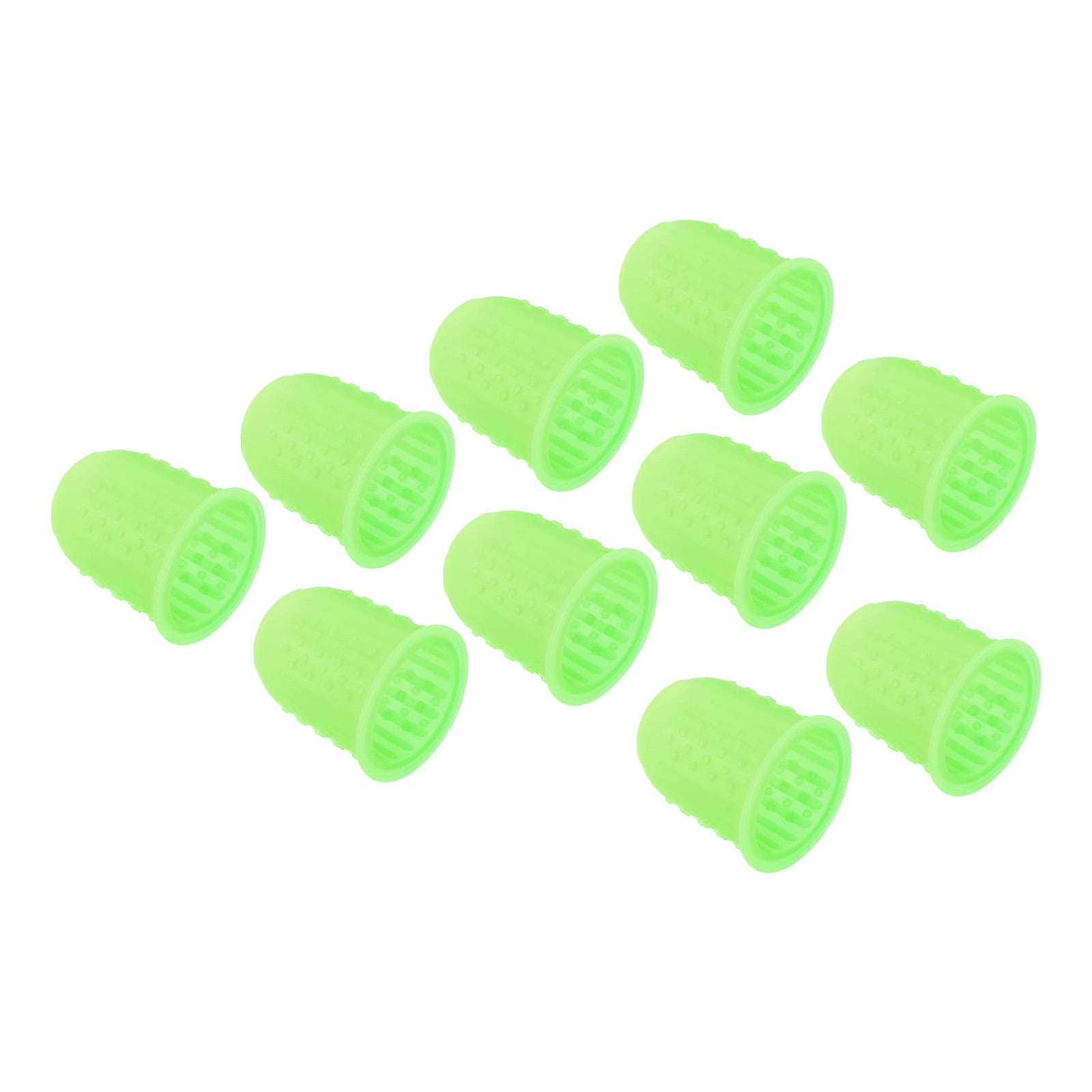 Uxcell Rubber Finger Tips Silicone Thumb Fingertip Protector Guard