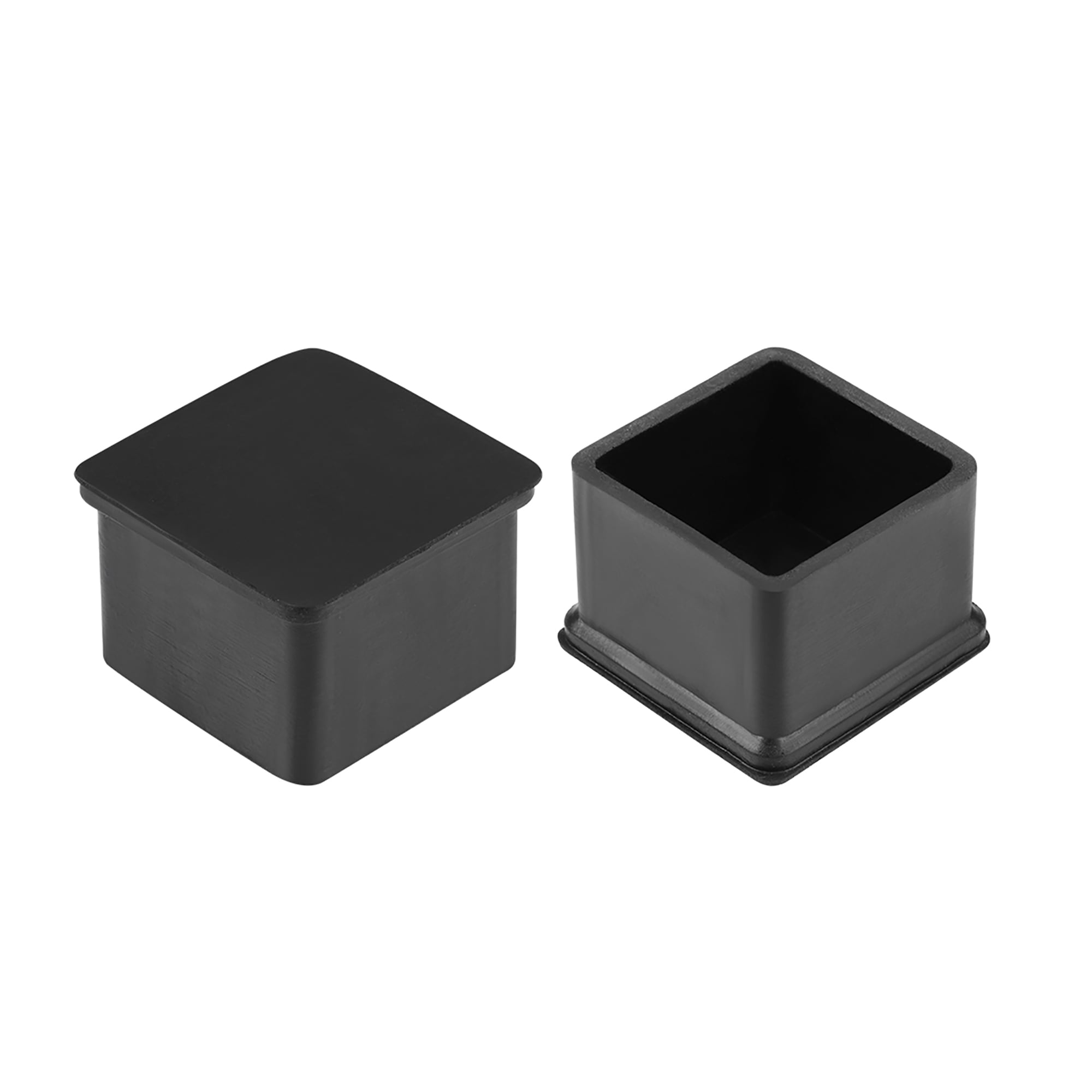 Uxcell Rubber Furniture Caps, 40mm x 40mm Square Shaped Table Chair