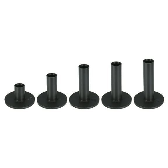 Uxcell Rubber Golf Tee, 5 Pcs Mix Size Golf Practice Tees Training Driving Range Tee, Black