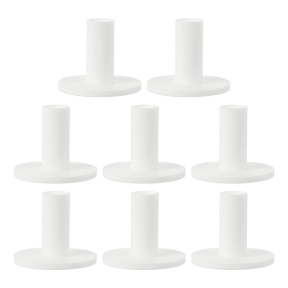 Uxcell Rubber Golf Tee, 8 Pack 1.7 Inch Golf Practice Tees Training Driving Range Tee Stable Golf Ball Holder for Outdoor Indoor Hitting Mat Golf Mat, White