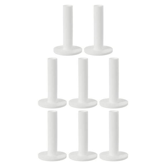 Uxcell Rubber Golf Tee, 8 Pack 3.3 Inch Golf Practice Tees Training Driving Range Tee Stable Golf Ball Holder for Outdoor Indoor Hitting Mat Golf Mat, White