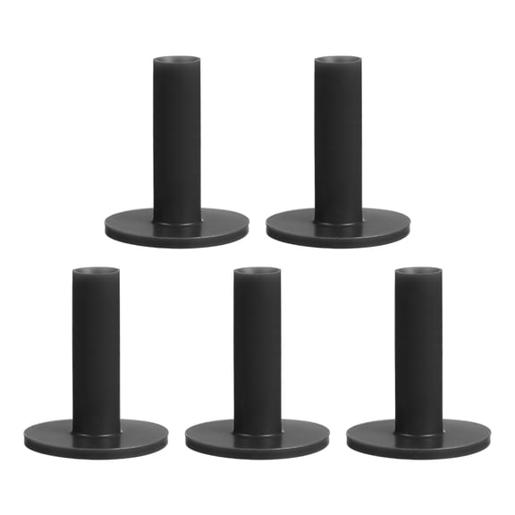 Uxcell Rubber Golf Tees, Tall Practice Training Driving Range Tee Stable Ball Holder Black 3"