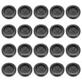 thumbnail image 1 of Uxcell Rubber Grommet 7/8", Round Double-Sided Cable Grommet Cord Hole Covers Flexible Table Wire Organizer, Black 20 Pcs, 1 of 7