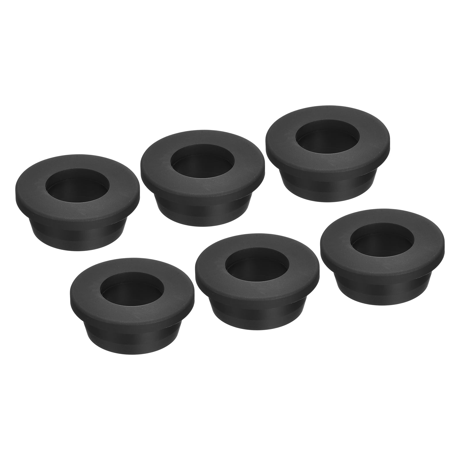 Buy uxcell Black Plastic Ring 6 in 1 Rubber Float Stop Fishing