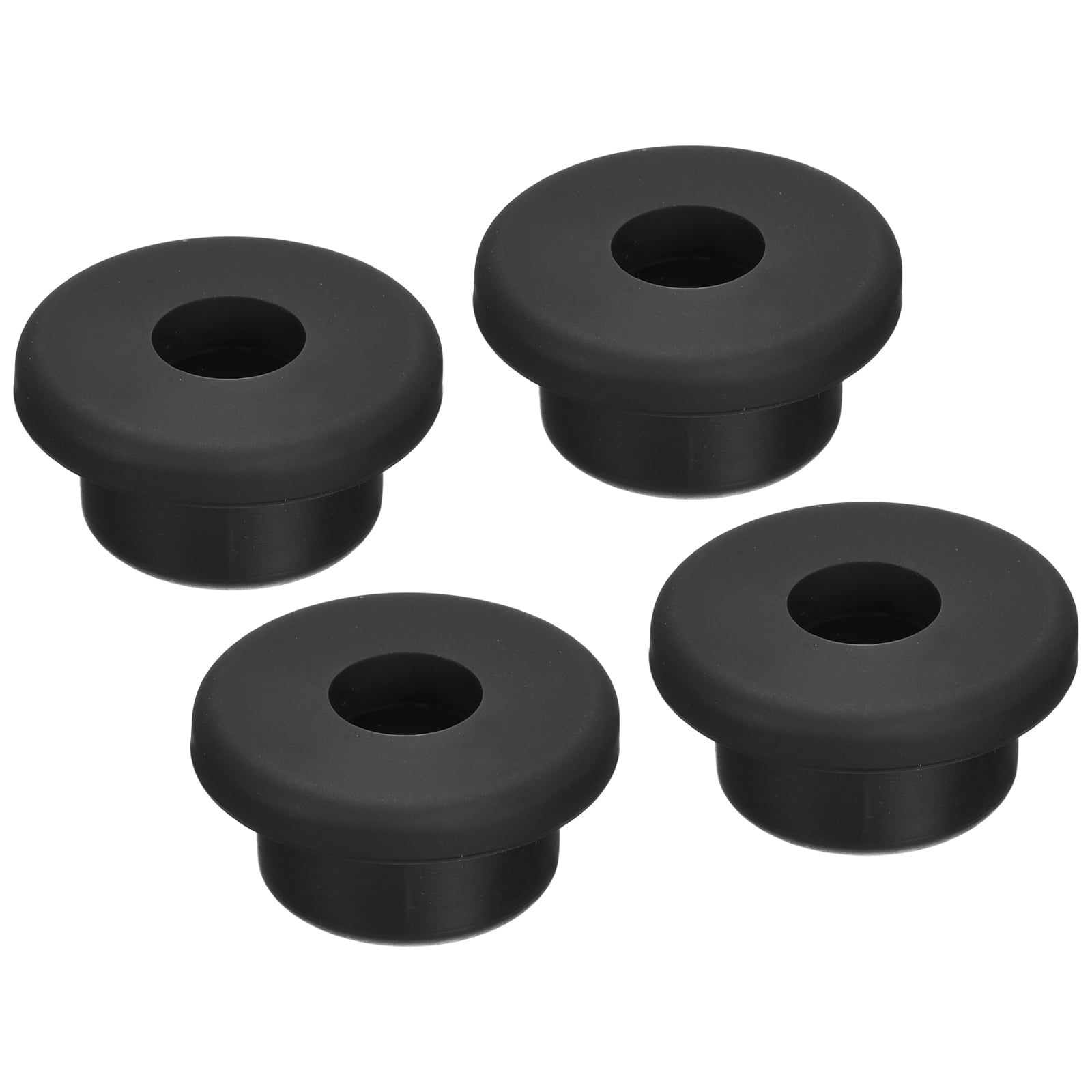 Uxcell Rubber Grommet Mount Dia 5/8 inch (16mm) Round T Type for Wire Protection 4 Pack, Size: 5/8 x 9/32 x 15/16 -Inch, White