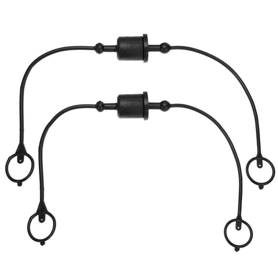 Uxcell Rubber Hydraulic Coupler Male Dust Cap and Female Plug Cover 1/2" ISO-A, Black, 2Pcs