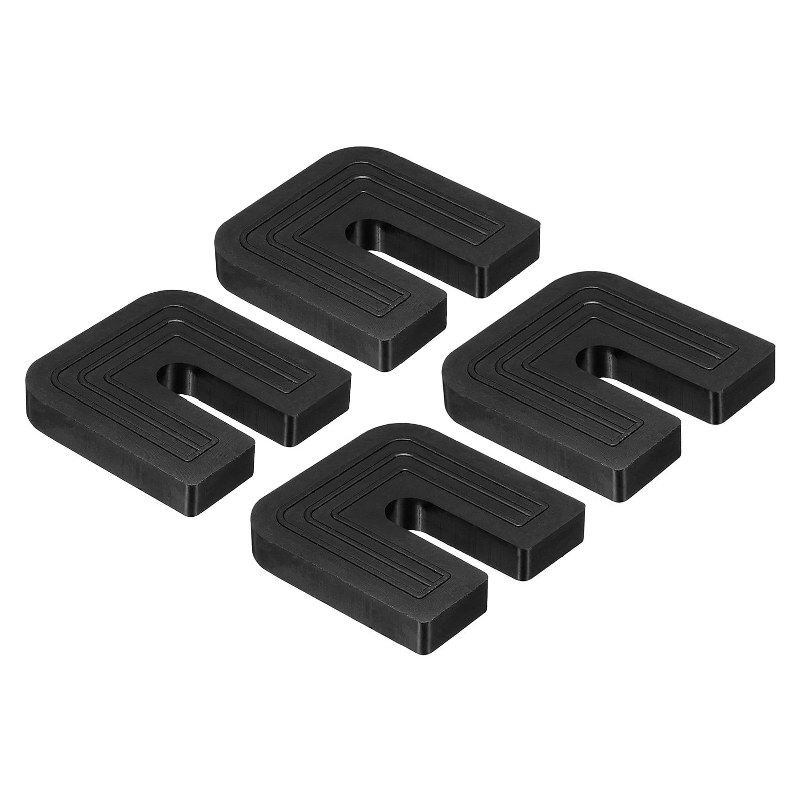 Unisorb Uxcell Rubber Isolator Pads, U-shaped Anti-Vibration Pads 1.97