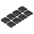 thumbnail image 1 of Uxcell Rubber Isolator Pads, U-shaped Anti-Vibration Pads 2.76" x 2.76" x 0.39" Shock Absorbing Mats, Black 8Pcs, 1 of 6