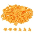 thumbnail image 1 of Uxcell Rubber Pin Backs Star Shape Lapel Pin Backing Brooch Holder Decorative Accessories Orange 100 Pack, 1 of 6