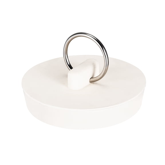 Uxcell Rubber Sink Plug, White Drain Stopper Fit 1-7/8" to 1-15/16" Drain for Bathtub Kitchen and Bathroom