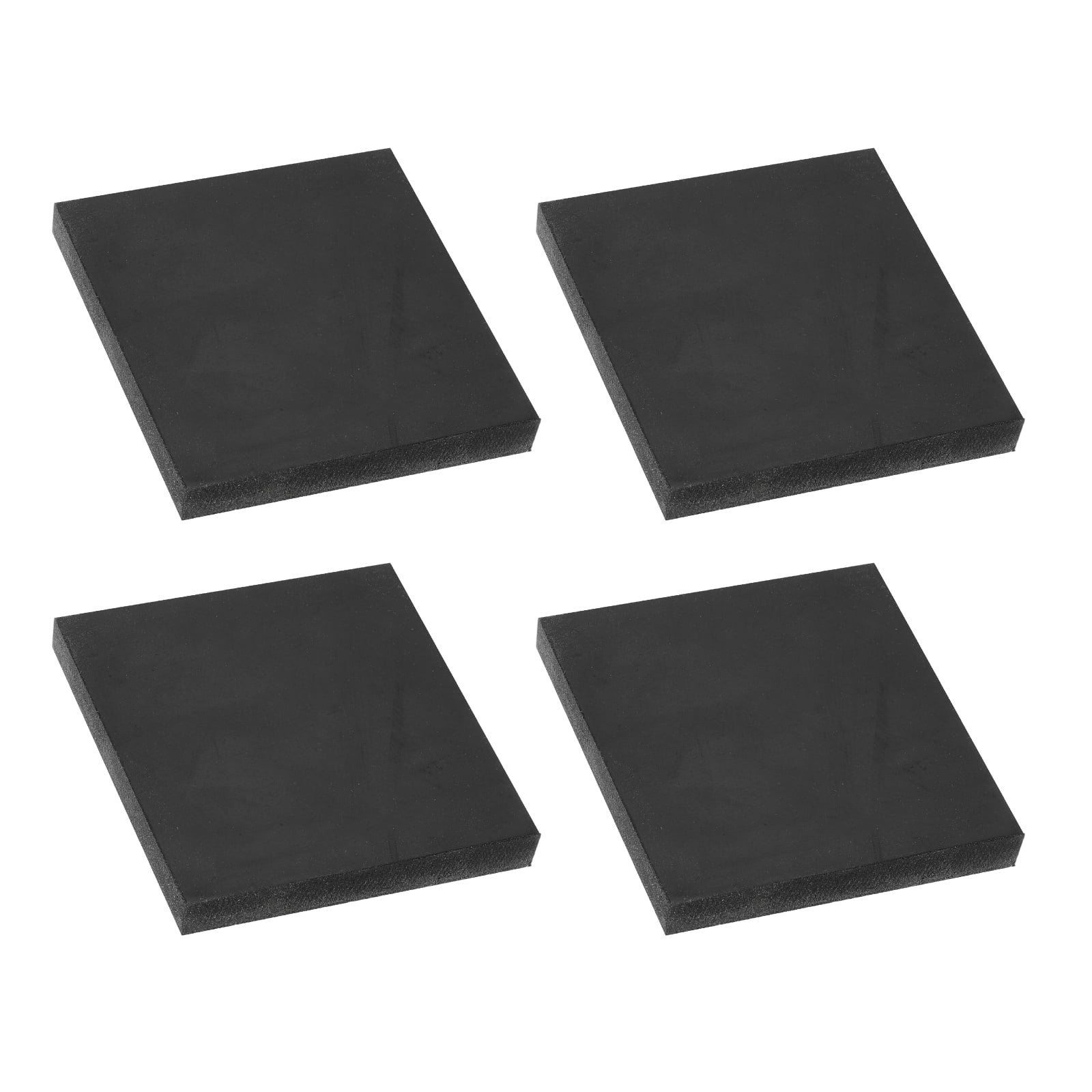 8 Anti-Vibration Pads For Stereo Equipment - All Rubber, 4x4x3/4 Inch  Washers Rubber Stamping And Embossing Equipment Commercial