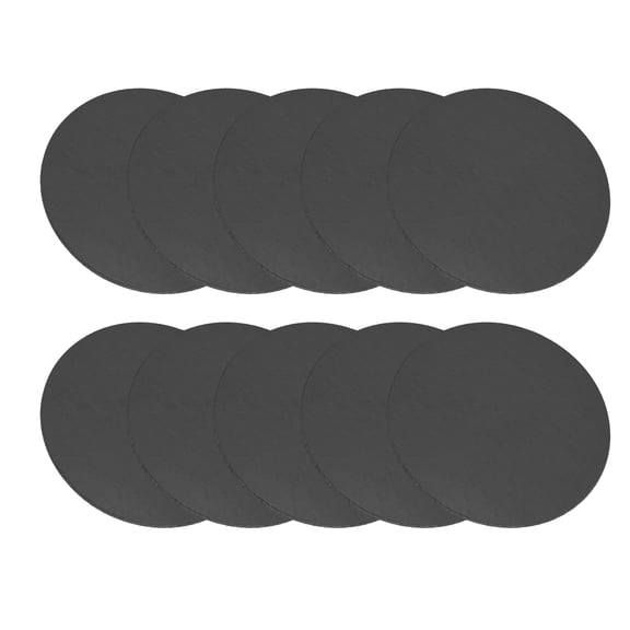 Uxcell Rubber Solid Discs Washers, 10 Pcs 85mm Dia x 1.5mm Thick Rubber Round Gasket Pad Bushings Spacer Washer for DIY Gasket Craft, Black