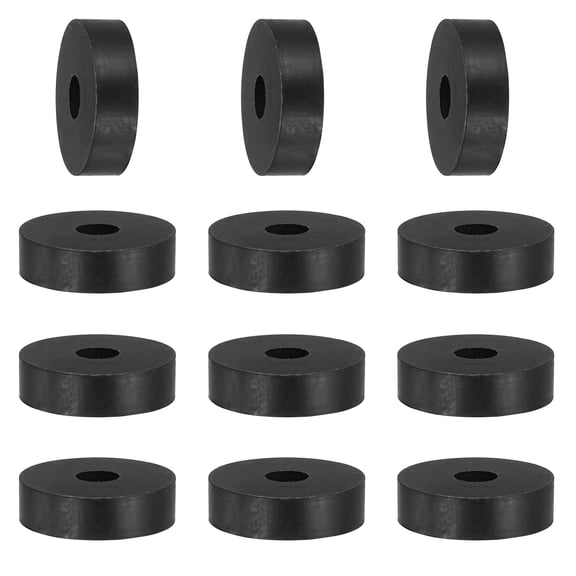 Uxcell Rubber Spacer, Thick Rubber Bushing Washers Anti Vibration Spacer Round Isolation Pads, Fit for Hardware Home 14 x 4 x 4 mm