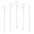 thumbnail image 1 of Uxcell Silicone Cable Ties, 6 Inch Reusable Twist Cable Ties Heavy Duty Bendable for Bundling Holding, 5 Pcs, White, 1 of 6