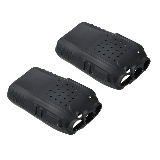 Uxcell Rubber Two Way Radio Holders Silicone Walkie Talkie Protective ...