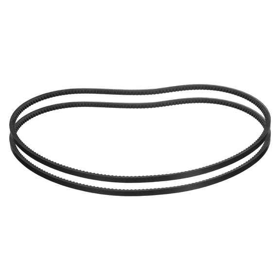 Uxcell 2Pcs 3VX475 Rubber V-Belt Raw Edge Cogged V Belt 47.5" Length x 0.38" Width