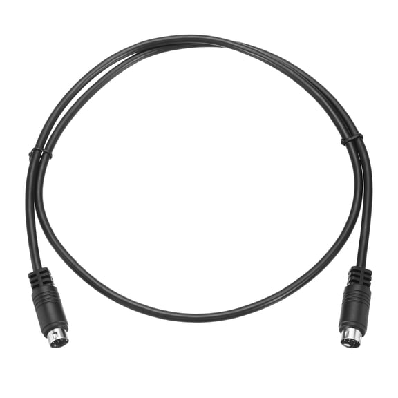 Uxcell S Video Cable 3.3ft, Mini DIN 9 Pin Male to Male Gold Plated Connector