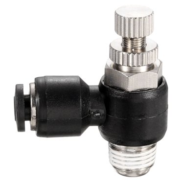 PneumaticPlus PN15 Push Connect Fittings - 1/4" Tube X 1/8" NPT Male Elbow 5-Pack