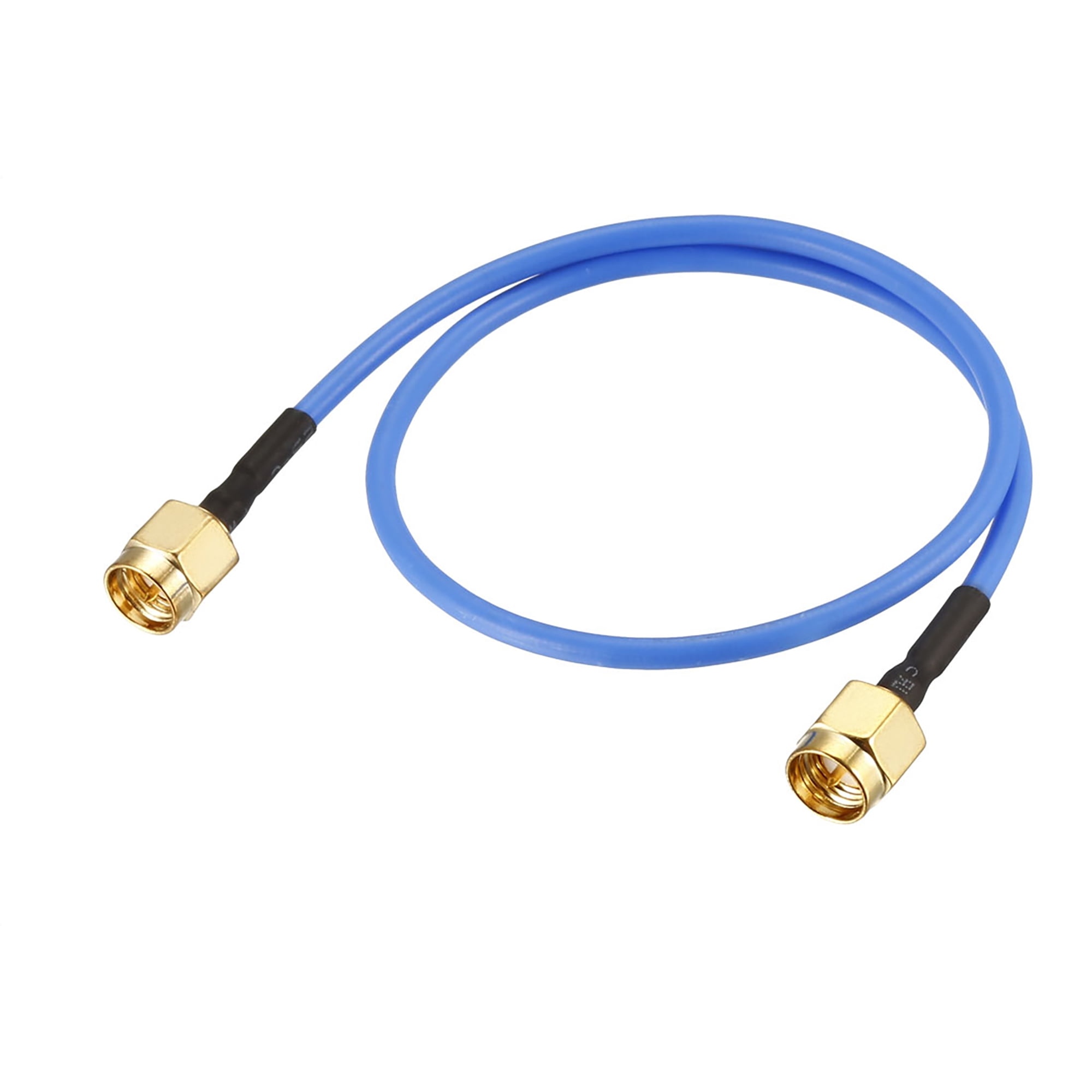 Uxcell SMA Male to SMA Male Coaxial Cable 50 ohm 0.5M/1.64Ft Long RG405