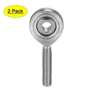 Uxcell SSA6T/K 6mm Bore Right Hand Male Thread M6x1 Stainless Steel Rod End Bearings 2 Pack
