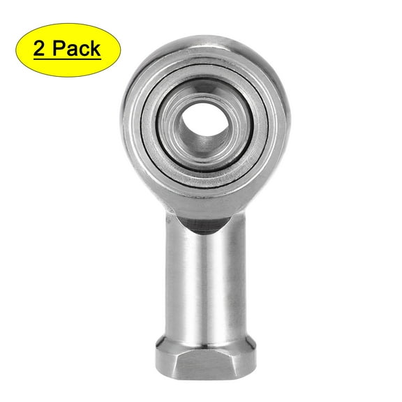Uxcell SSI6T/K 6mm Right Hand Female Thread M6x1 Stainless Steel Rod End Bearings 2 Pack