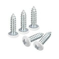 thumbnail image 1 of Uxcell ST4x16mm White Screws Self Tapping Screws, 50 Pack Pan Head Phillips Wood Screws for Woodworking, 1 of 5