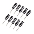 thumbnail image 1 of Uxcell SW-18030P Low Sensitivity Spring Electronic Vibration Sensor Switch Metal Black 10Pcs, 1 of 2