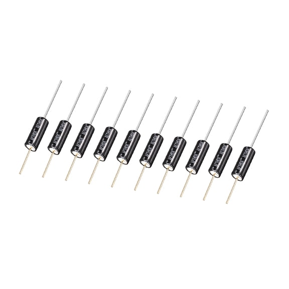 Uxcell SW-460D Electronic Vibration Sensor Shake Detection Switch 5V 10mA Metal Black 10pcs