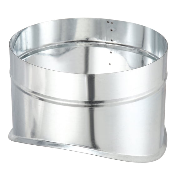 Uxcell Saddle Take Off 4" Outlet Branch Connector for 6" Main Duct Round 45 Degree Splitter Galvanized Steel Saddle Branch Duct Adapter, for Exhaust/Fan/Dryer/HVAC Systems