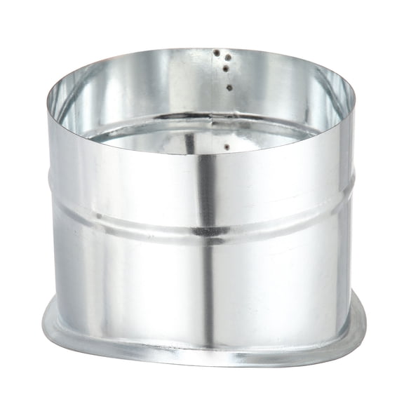 Uxcell Saddle Take Off 4" Outlet Branch Connector for 6" Main Duct Round 45 Degree Splitter Galvanized Steel Saddle Branch Duct Adapter, for Exhaust/Fan/Dryer/HVAC Systems