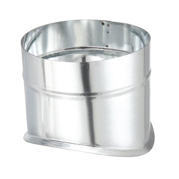 Uxcell Saddle Take Off 4" Outlet Branch Connector for 6" Main Duct Round 45 Degree Splitter Galvanized Steel Saddle Branch Duct Adapter, for Exhaust/Fan/Dryer/HVAC Systems