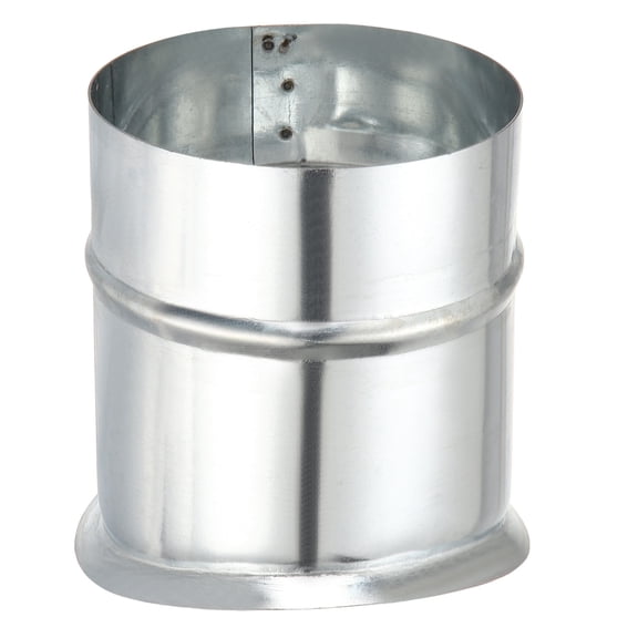 Uxcell Saddle Take Off 4" Outlet Branch Connector for 6" Main Duct Round 45 Degree Splitter Galvanized Steel Saddle Branch Duct Adapter, for Exhaust/Fan/Dryer/HVAC Systems
