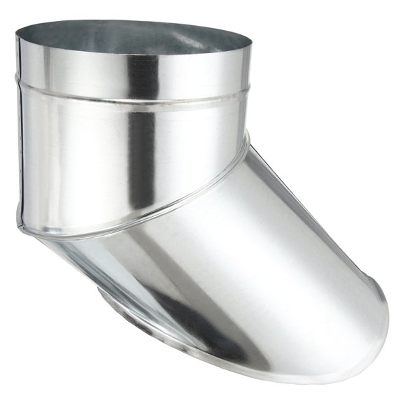 Uxcell Saddle Take Off 4" Outlet Branch Connector for 6" Main Duct Round 45 Degree Splitter Galvanized Steel Saddle Branch Duct Adapter, for Exhaust/Fan/Dryer/HVAC Systems