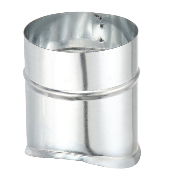 Uxcell Saddle Take Off 4" Outlet Branch Connector for 6" Main Duct Round 45 Degree Splitter Galvanized Steel Saddle Branch Duct Adapter, for Exhaust/Fan/Dryer/HVAC Systems