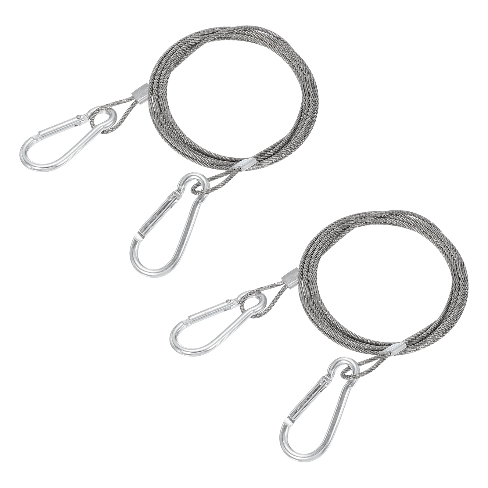Loop Lock Wire Uxcell Safety Cable Lock Stainless Steel Cable with Loops Security Wire ...