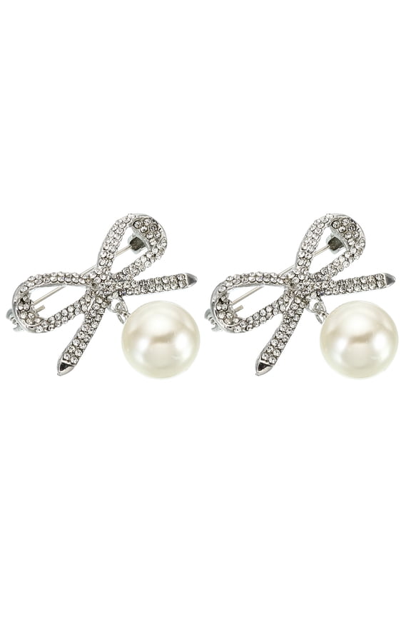 Safety Decorative Pin Brooch Clip, 2Pcs Anti Exposure