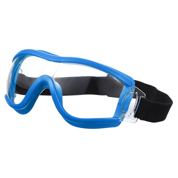 Uxcell Safety Glasses, Anti-Fog Goggles Protective Scratch Resistant Clear Lens Work Outdoor Eye Protection Lake Blue