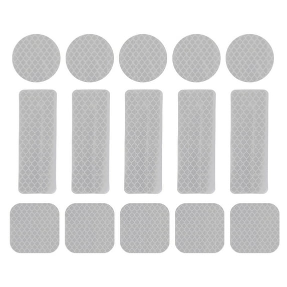 Uxcell Safety High Visibility Reflective Sticker Waterproof Driveway Reflector for Bicycle Motorcycle Silver