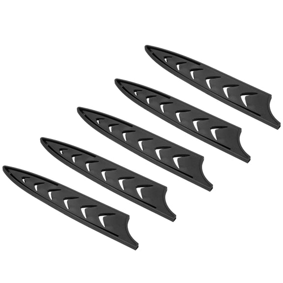 Uxcell Safety Knife Cover Sleeves for Carving Knife, ABS Universal Knife Sheath Edge Guard Blade Protector for Kitchen 5