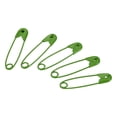 thumbnail image 1 of Uxcell Safety Pins 0.98 Inch Metal Small Sewing Pins Green 100Pcs, 1 of 5