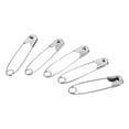 thumbnail image 1 of Uxcell Safety Pins 0.98 Inch Metal Small Sewing Pins Silver Tone 200Pcs, 1 of 5