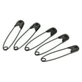 thumbnail image 1 of Uxcell Safety Pins 1.22 Inch Nickle Plated Small Sewing Pins Black 100Pcs, 1 of 5