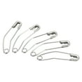 thumbnail image 1 of Uxcell Safety Pins 1.26 Inch Metal Nickel Plated Curved Sewing Pins Silver Tone 100Pcs, 1 of 5