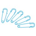 thumbnail image 1 of Uxcell Safety Pins 1.57 Inch Large Metal Sewing Pins Sky Blue 24Pcs, 1 of 5
