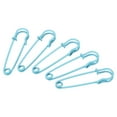 thumbnail image 1 of Uxcell Safety Pins 1.97 Inch Large Metal Sewing Pins Blue 50Pcs, 1 of 5