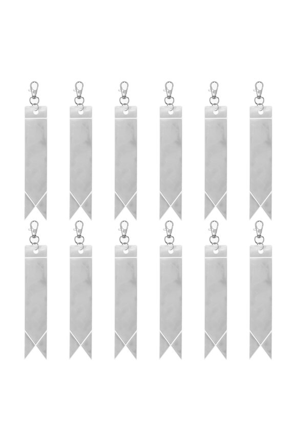 Safety Reflector, Reflector Tag Pendant Reflective Safety Keychain Gear for Backpack Cycling Running Silver