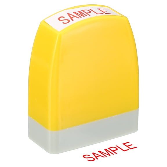 Uxcell Notice Stamp Self Inking, Office Stamps Message Stamp Business Stamp Style 1 ["Sample"]