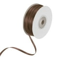 thumbnail image 1 of Uxcell Satin Ribbon, Double Face Polyester Satin Ribbon for Gift Wrapping, Bouquet Brown, 1 of 7