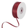 thumbnail image 1 of Uxcell Satin Ribbon, Double Face Polyester Satin Ribbon for Gift Wrapping, Bouquet Wine Red, 1 of 7